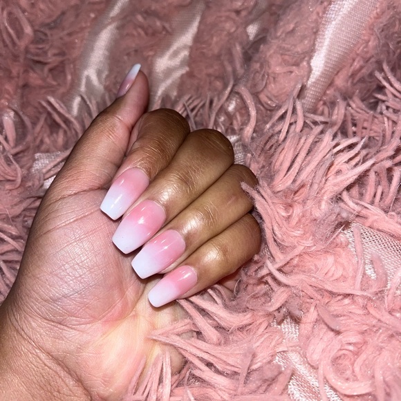 10 PC Hand Crafted Ombre Nails NWT (S,M,L) - Picture 3 of 6